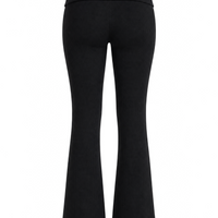 COMFORT BLACK FOLD OVER FLARE LEGGING