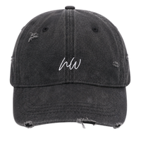 SOFT DAD CAPS BONE, WASHED BLACK AND BROWN