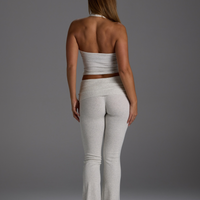 COMFORT GREY FOLDOVER FLARE LEGGINGS 8TH RESTOCK