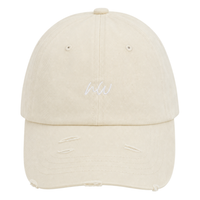 SOFT DAD CAPS BONE, WASHED BLACK AND BROWN