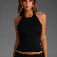 Sculpt High Neck Halter Top