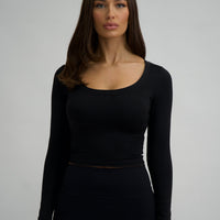 COMFORT NYLON LONG SLEEVE TOP