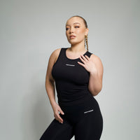 BASICS CLUB. TIGHT TANK BLACK / ECO-FRIENDLY