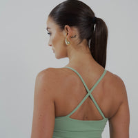 YOURS ONLY MISTY GREEN TANK