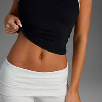 COMFORT GREY FOLDOVER FLARE LEGGINGS 8TH RESTOCK