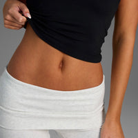 COMFORT GREY FOLDOVER FLARE LEGGINGS 8TH RESTOCK