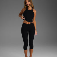 Sculpt High Neck Halter Top