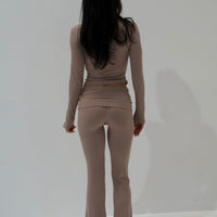 SOFIA MOCHA FLARE PANT