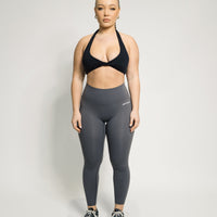 BASICS CLUB. GREY LEGGINGS SEAMLESS FRONT