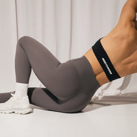 BASICS CLUB. GREY LEGGINGS SEAMLESS FRONT