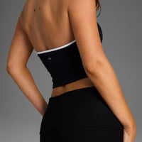 COMFORT BLACK FOLD OVER FLARE LEGGING