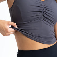 LILA SCRUNCH TOP