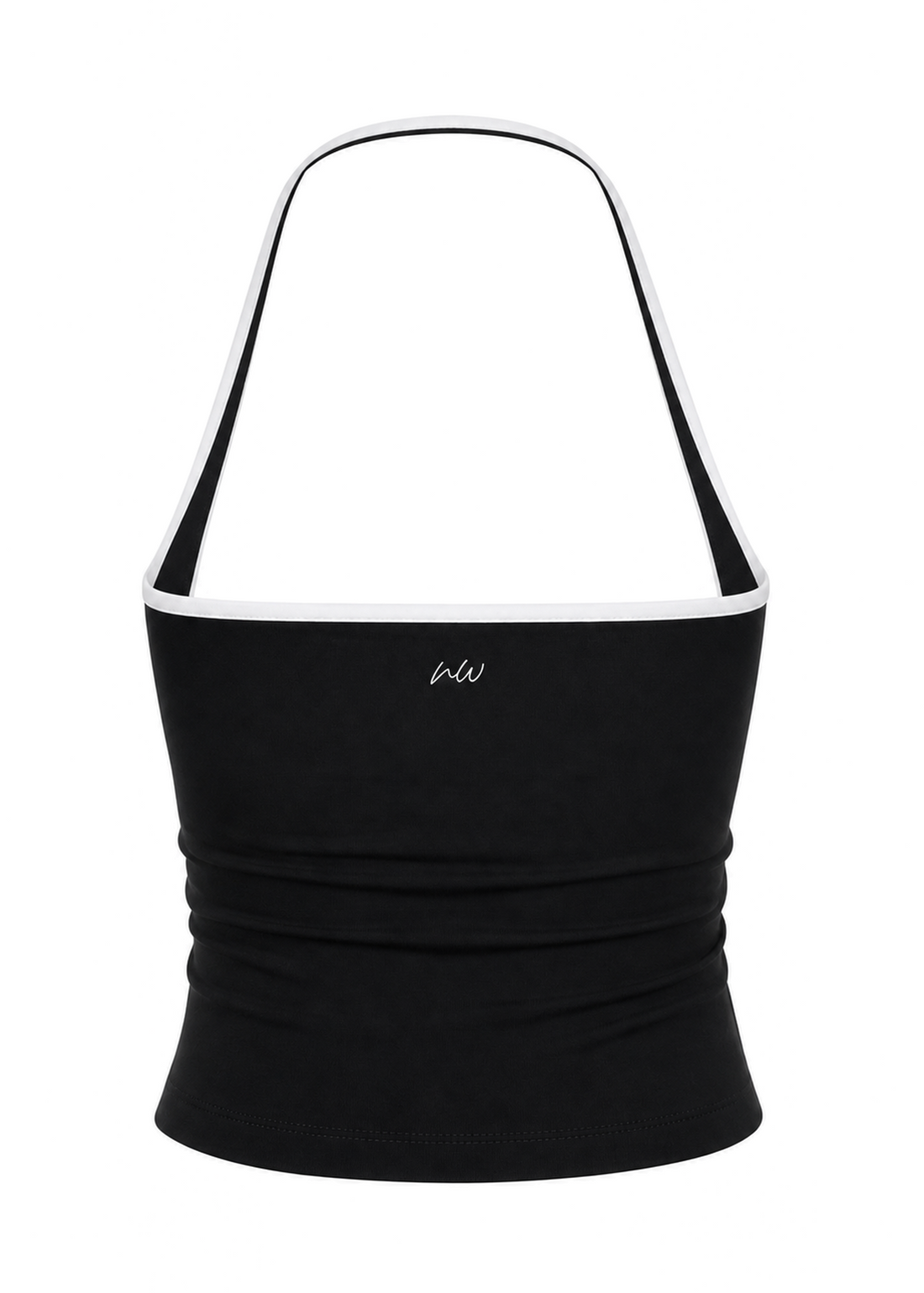 Two tone Scoop Halter Top