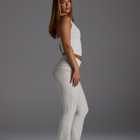 COMFORT GREY FOLDOVER FLARE LEGGINGS 8TH RESTOCK