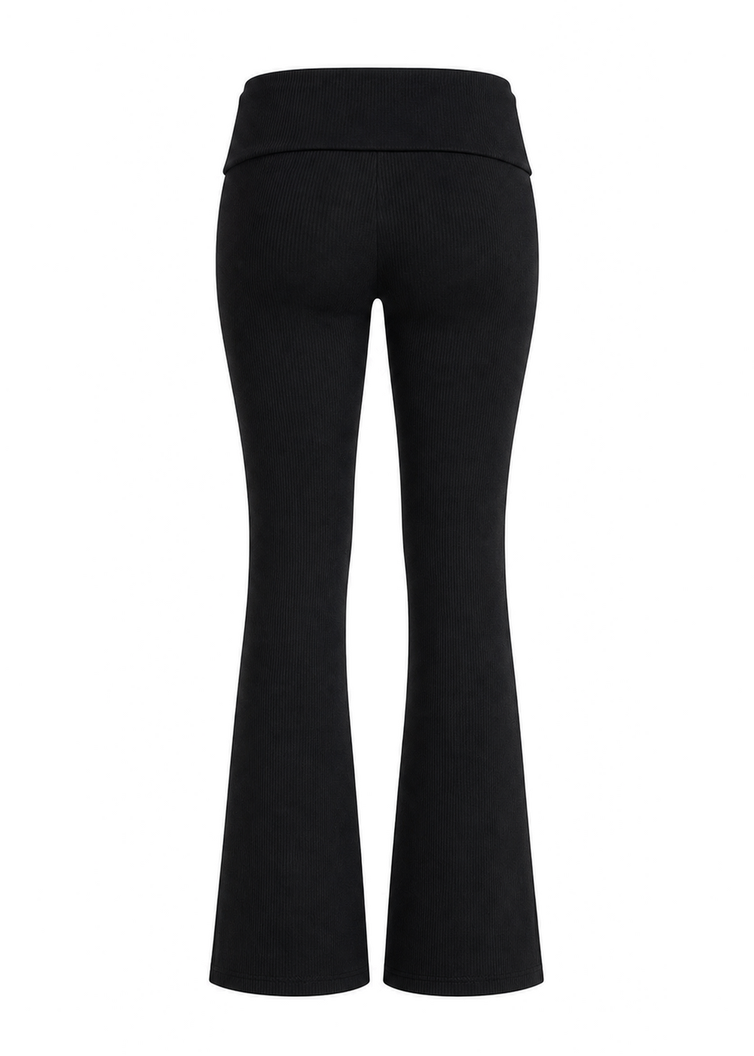 COMFORT BLACK FOLD OVER FLARE LEGGING