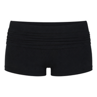 SOFT BLACK FOLD-OVER SHORT