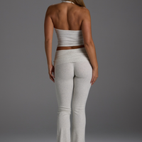 COMFORT GREY FOLDOVER FLARE LEGGINGS 8TH RESTOCK