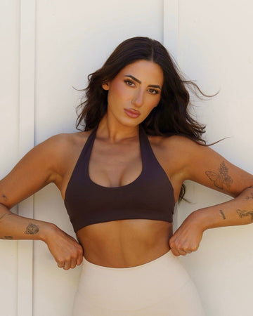 SOFT HALTER CROP BROWN