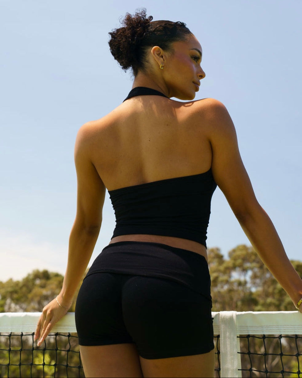 SOFT FOLD-OVER SHORT BLACK PRE-ORDER