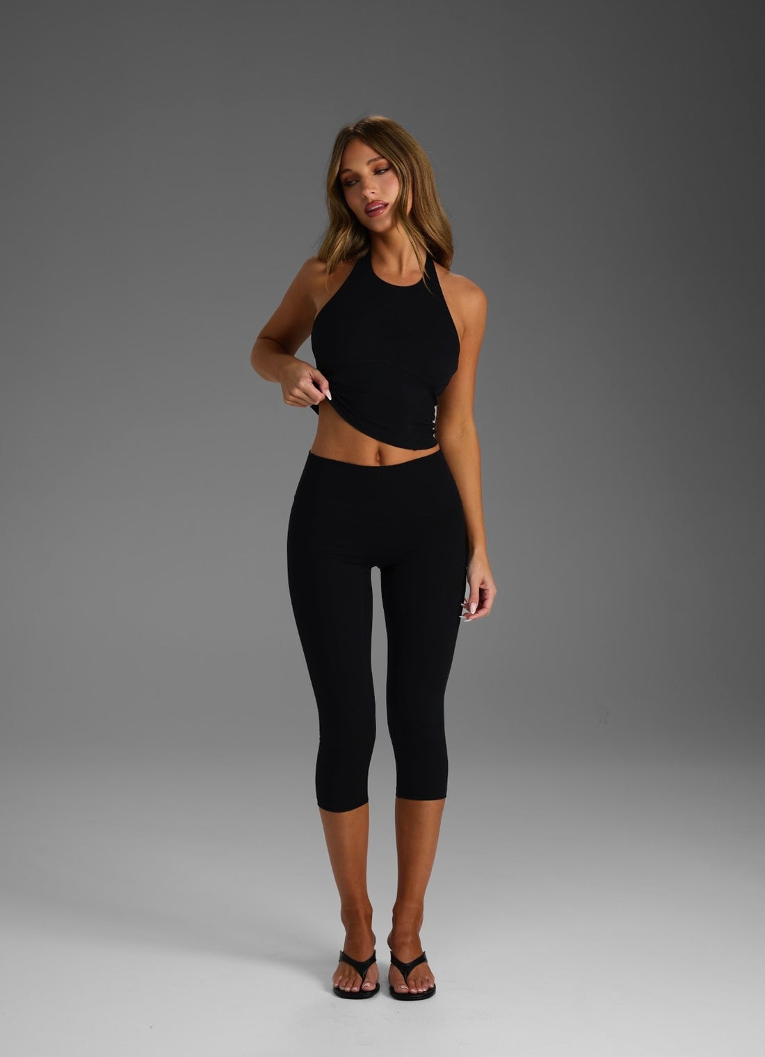 Sculpt High Neck Halter Top