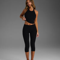 Sculpt High Neck Halter Top