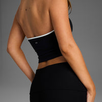 COMFORT BLACK FOLD OVER FLARE LEGGING